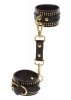 Kajdanki na kostki Studded Ankle Cuffs Set Black